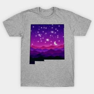 New Mexico mountains at night T-Shirt